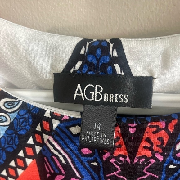 Women’s Sleeveless Dress by AGB Size 14 - Picture 3 of 5